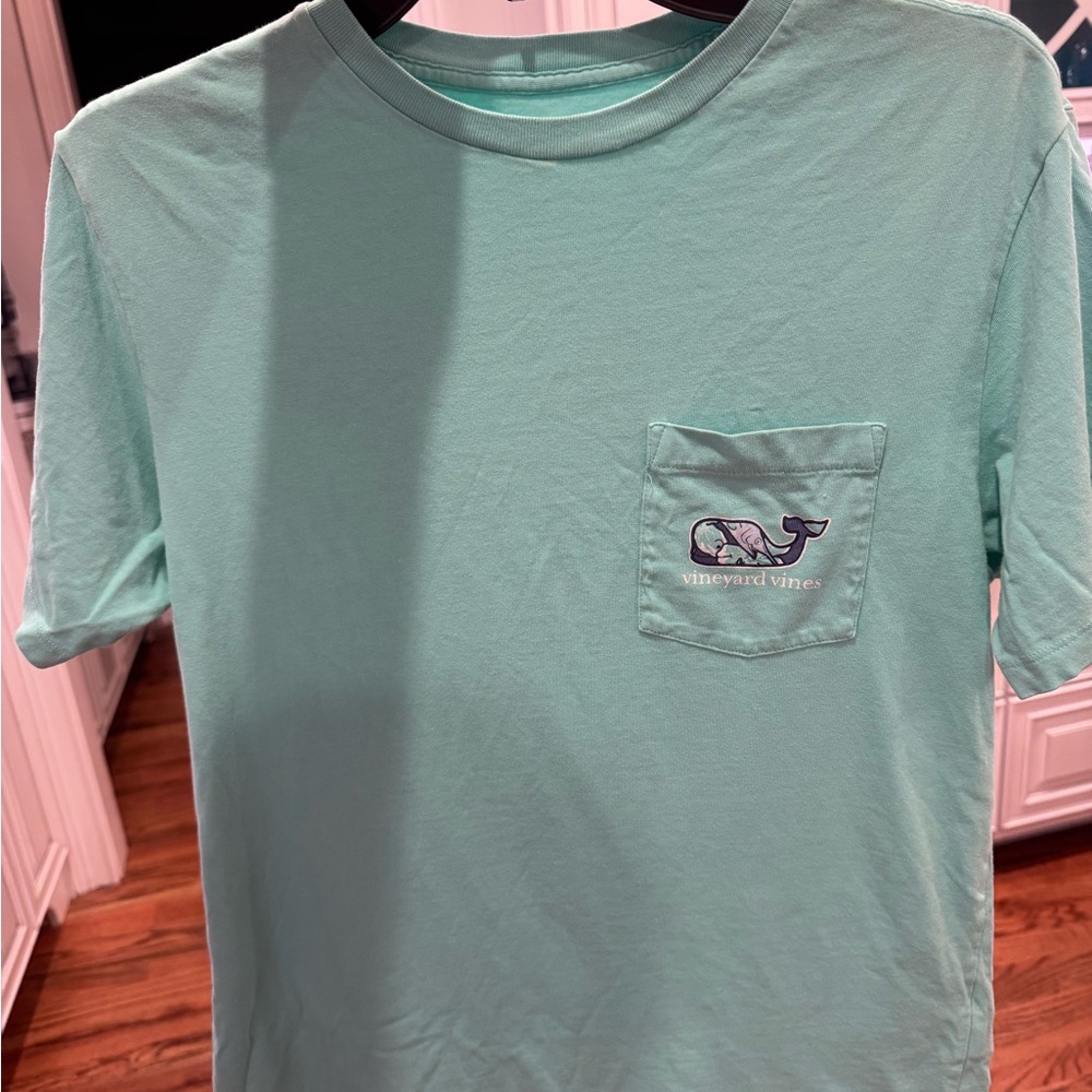 Vineyard Vines Men's Aqua Green T-Shirt